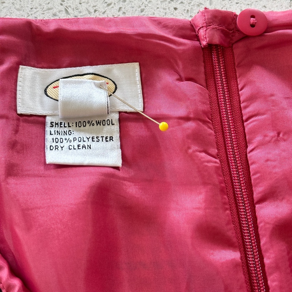 Talbots Women’s Size 14 Plaid Pink Pencil Skirt Wool Lined Classic Cottagecore - Picture 9 of 13